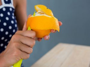 Способы очистки апельсина